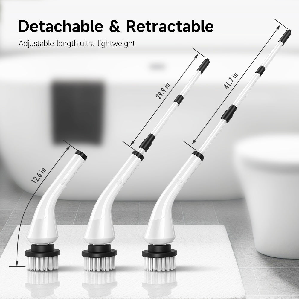 TOKO Universal Electric Cleaning Brush + 7 Additional Brush Attachments