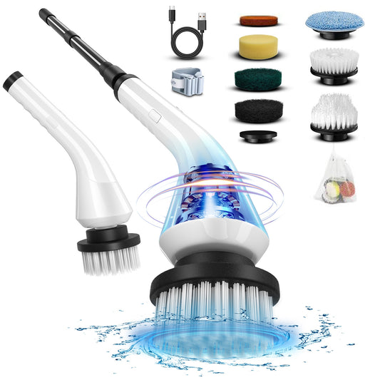TOKO Universal Electric Cleaning Brush + 7 Additional Brush Attachments